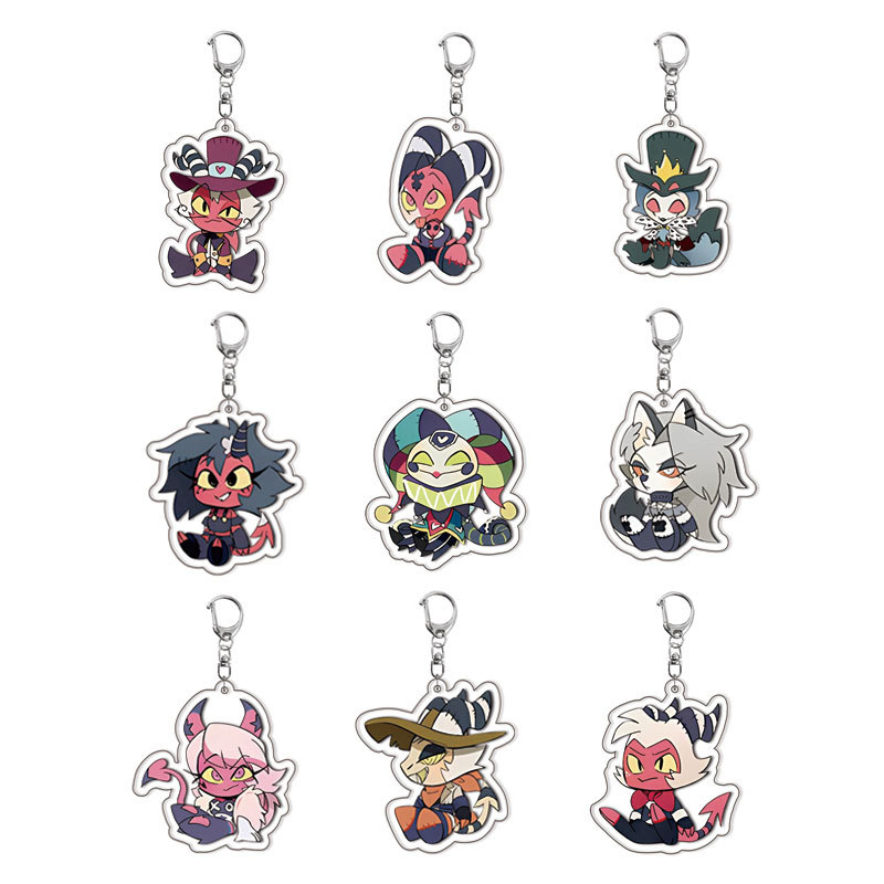 Jewelry Making Findings - Hazbin Hotel New Acrylic Popular Anime