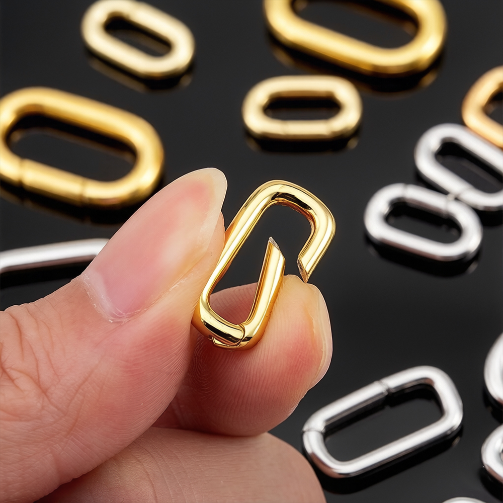 Jewelry Making A Ring - 2pcs 18K Gold Plated Filled Oval