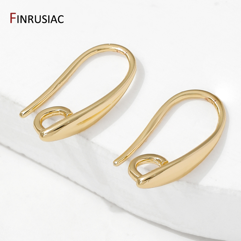 Jewelry Making Thread - 14K Gold Plated Brass Smooth Earring