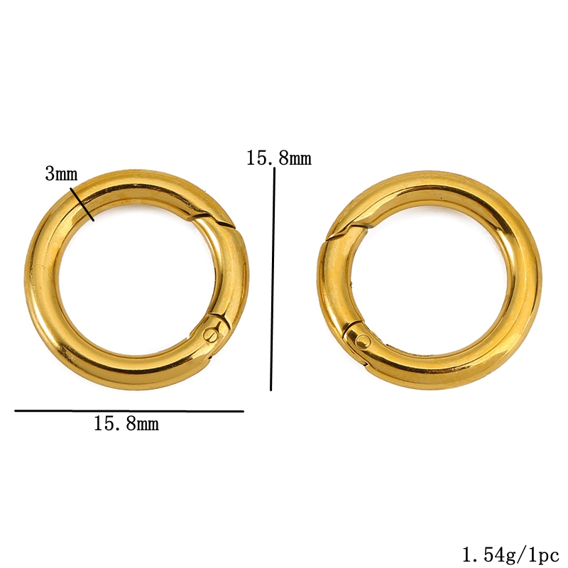 2pcs Stainless Steel Clasps He - огляд і ціна Jewelry Making A Ring