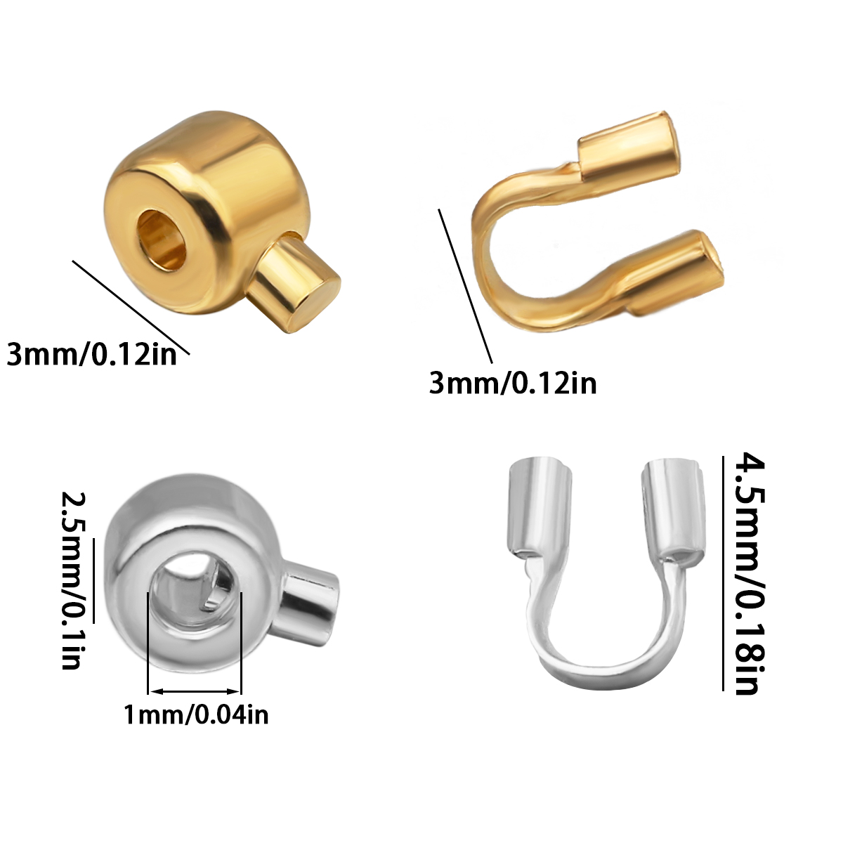 20Pcs Positioning Bead Copper  - огляд і ціна Jewelry Making Thread