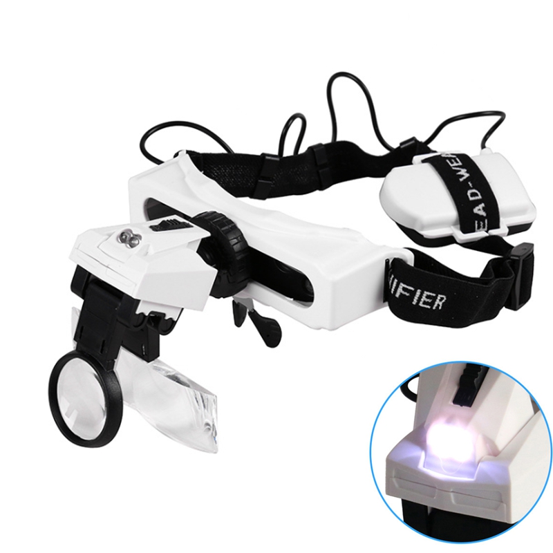 Illuminated Headband Magnifier - огляд і ціна Jewelry Making Glasses