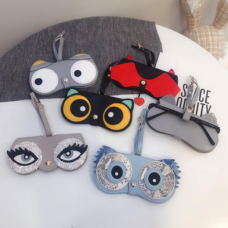 ins cartoon cute glasses case  - огляд і ціна Jewelry Making Glasses
