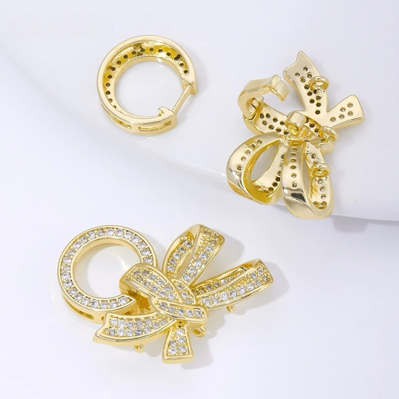 18K Gold Plated Pearl Clasps C - огляд і ціна Jewelry Making A Ring