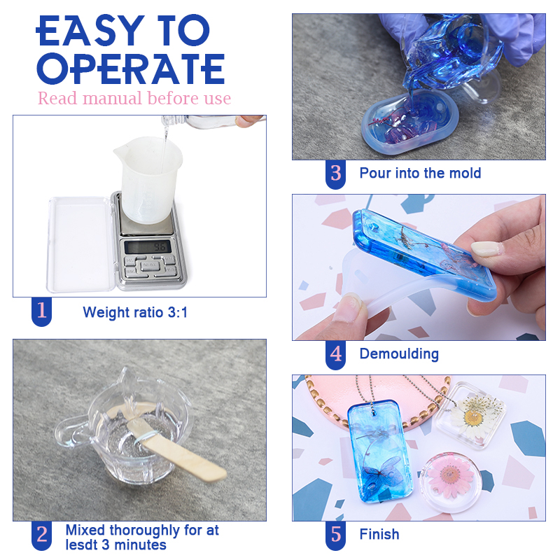 Epoxy Resin Kit Crystal Clear  - огляд і ціна Jewelry Making Gloves