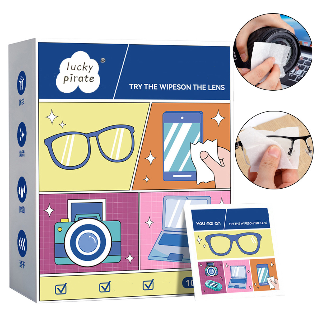 100Pcs/Box Disposable Lenses C - огляд і ціна Jewelry Making Glasses
