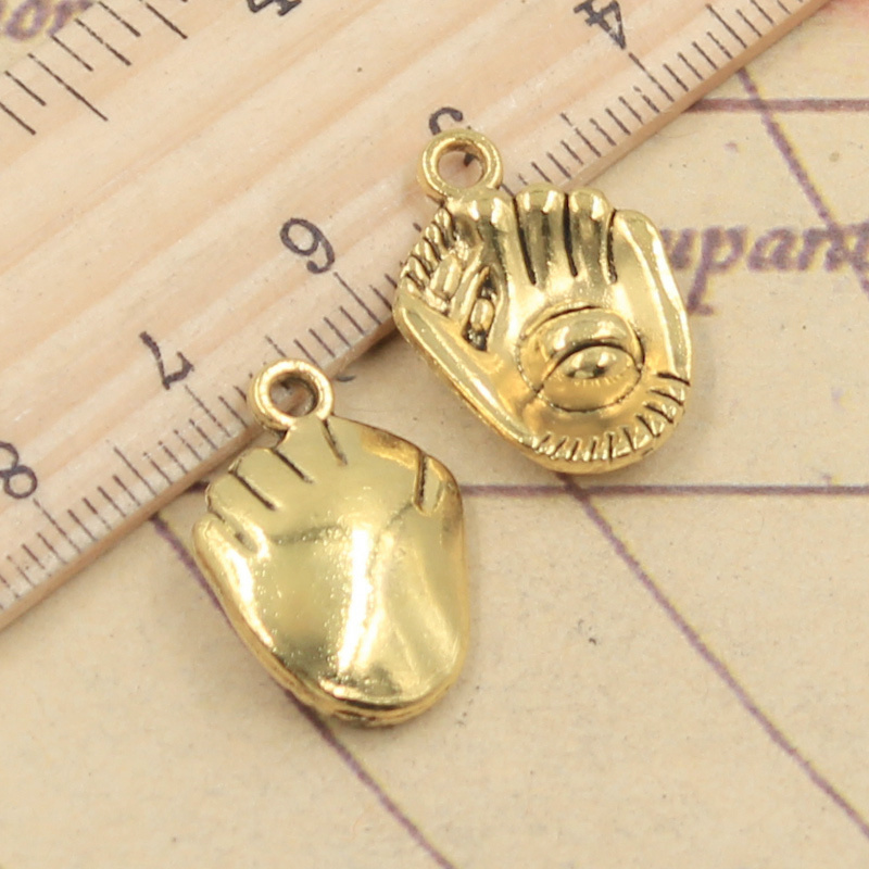 10pcs 3colors Charms Baseball  - огляд і ціна Jewelry Making Gloves