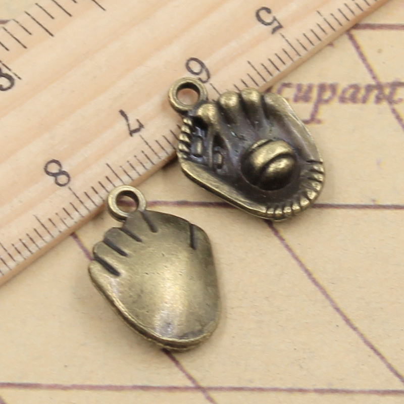 10pcs 3colors Charms Baseball  - огляд і ціна Jewelry Making Gloves