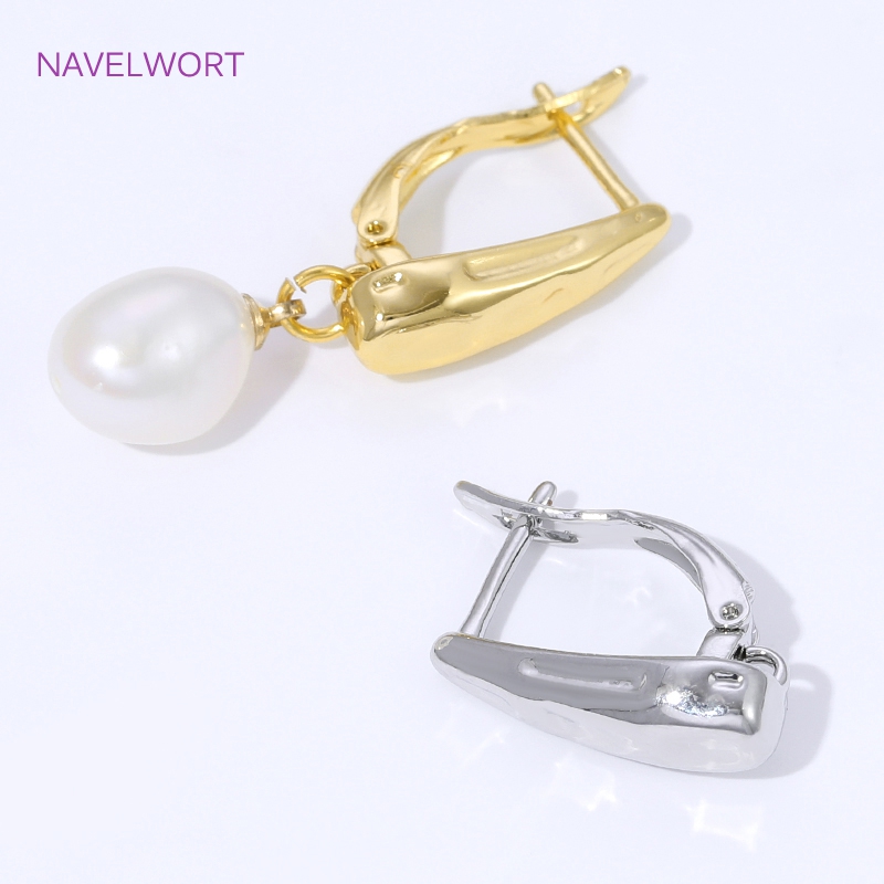 18K Gold Plated Smooth Earring - огляд і ціна Jewelry Making Thread