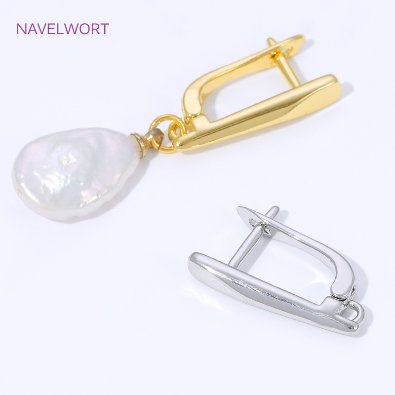 18K Gold Plated Smooth Earring - огляд і ціна Jewelry Making Thread