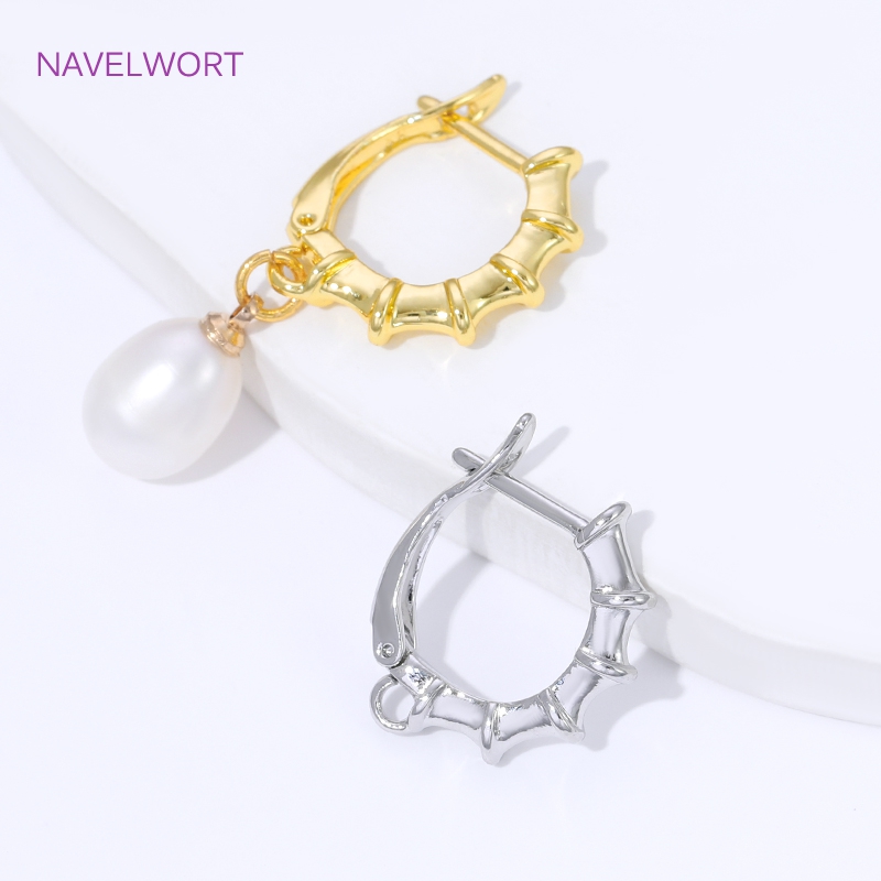18K Gold Plated Smooth Earring - огляд і ціна Jewelry Making Thread