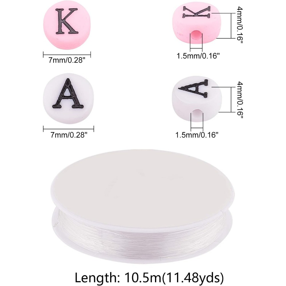 Greek Alphabet Bead Stretch Br - огляд і ціна Jewelry Making Thread