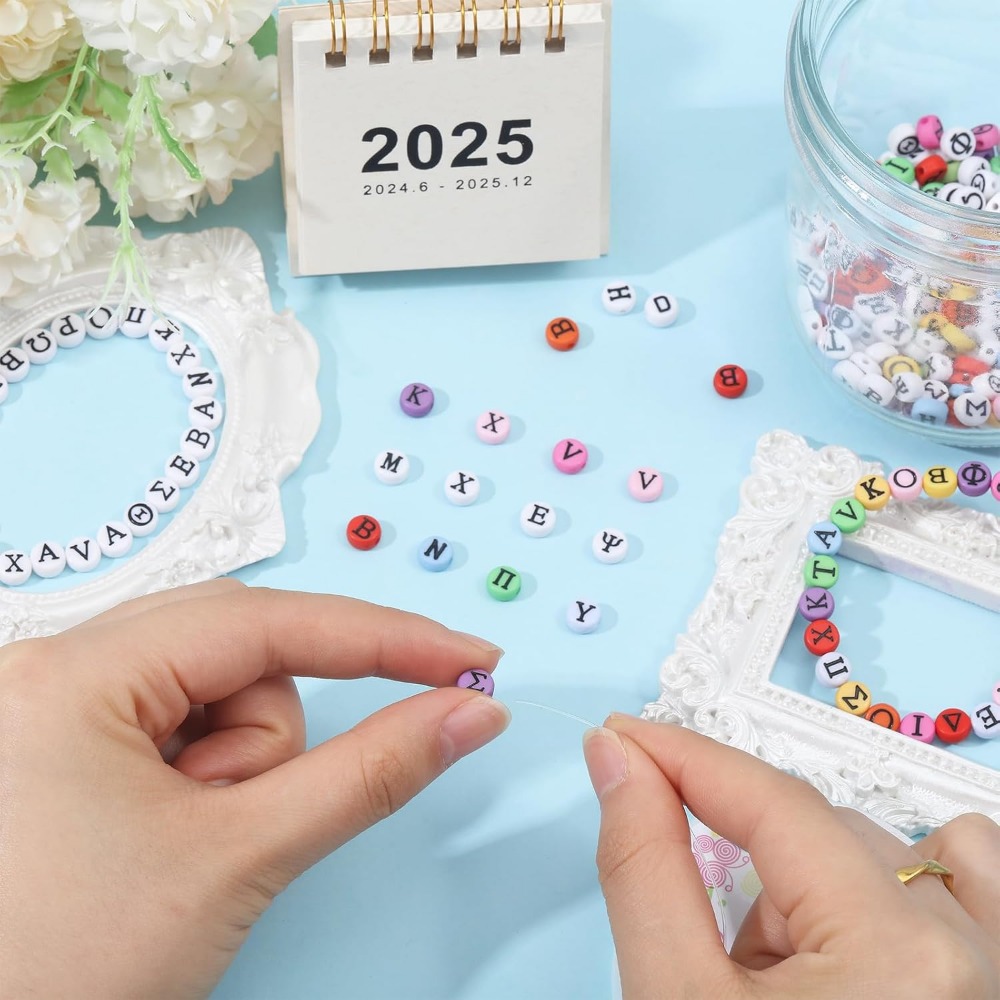Greek Alphabet Bead Stretch Br - огляд і ціна Jewelry Making Thread