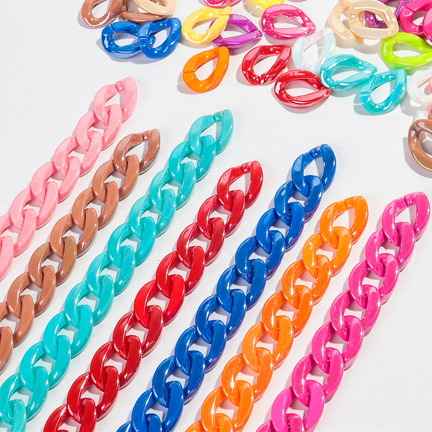 40pcs Iridescent Acrylic 17x22 - огляд і ціна Jewelry Making Glasses