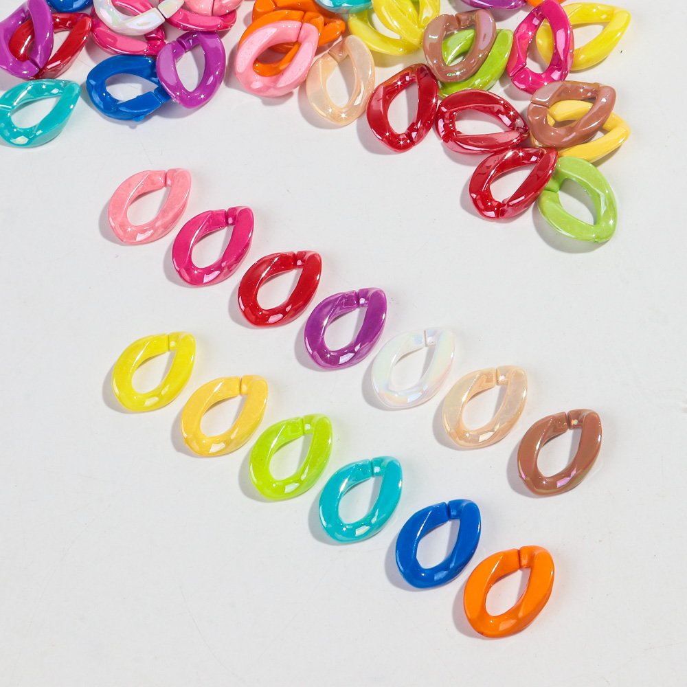 40pcs Iridescent Acrylic 17x22 - огляд і ціна Jewelry Making Glasses