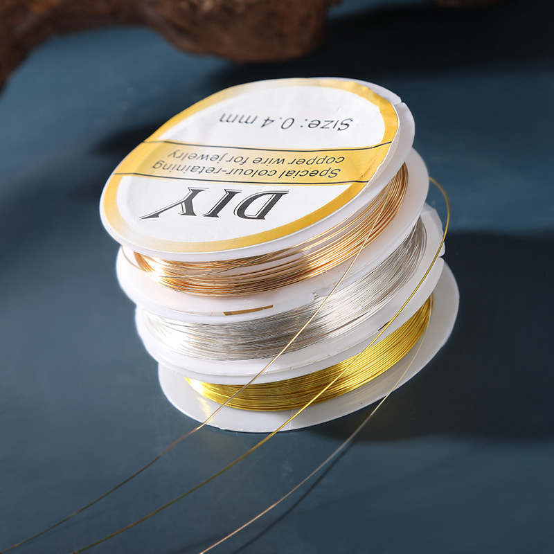 1Roll Silver Copper Wire 0.3/0 - огляд і ціна Jewelry Making Thread