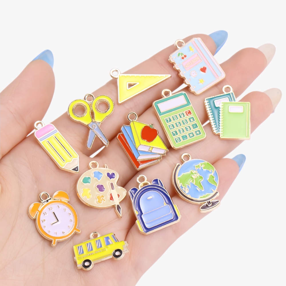 10Pcs Cute Book Pencil Ruler B - огляд і ціна Jewelry Making Guide Book