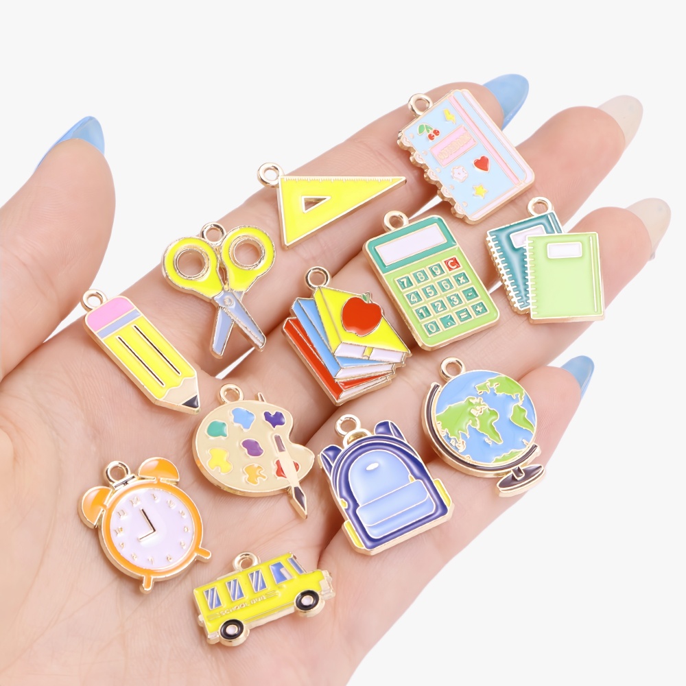 10Pcs Cute Book Pencil Ruler B - огляд і ціна Jewelry Making Guide Book