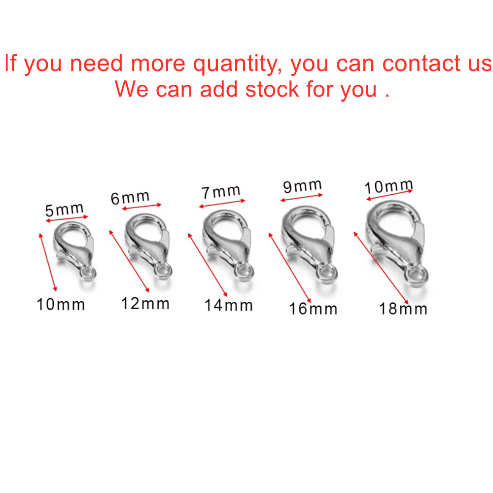 10pcs Multiple Size Lobster Cl - огляд і ціна Jewelry Making Findings