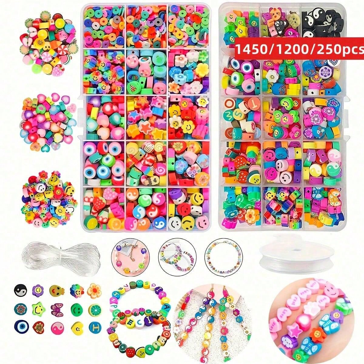 1450/1200/250pcs Polymer Clay  - огляд і ціна Jewelry Making Thread