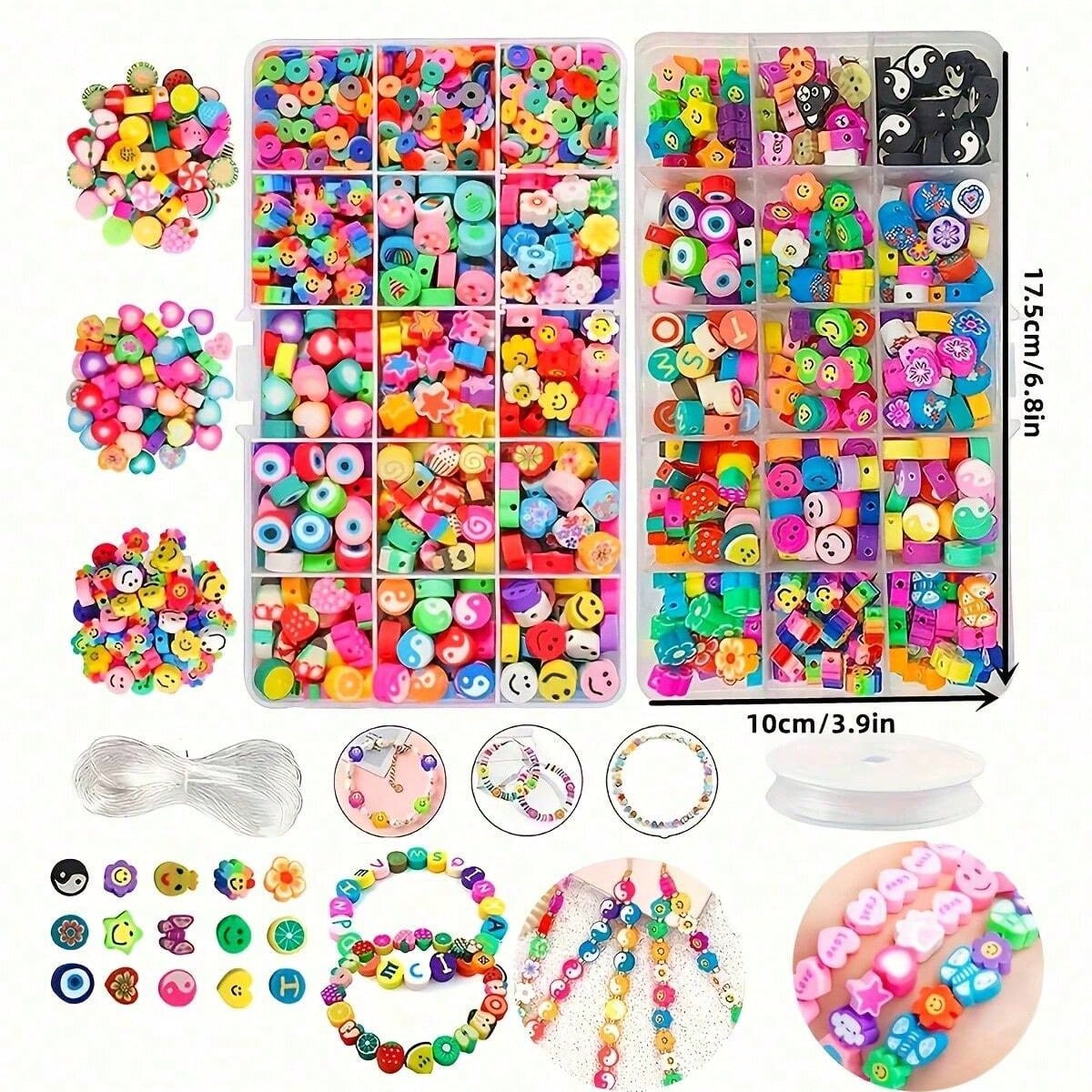 1450/1200/250pcs Polymer Clay  - огляд і ціна Jewelry Making Thread