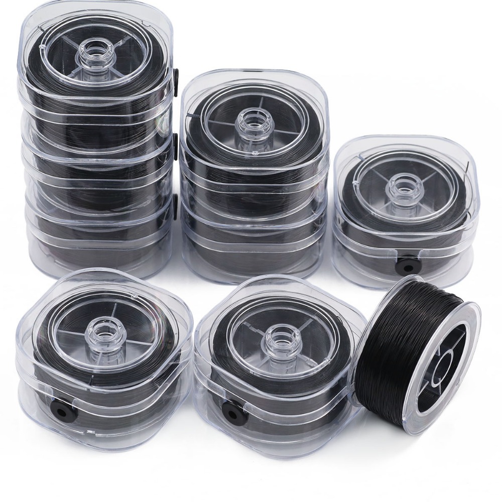 0.5-1mm Black Elastic Crystal  - огляд і ціна Jewelry Making Thread