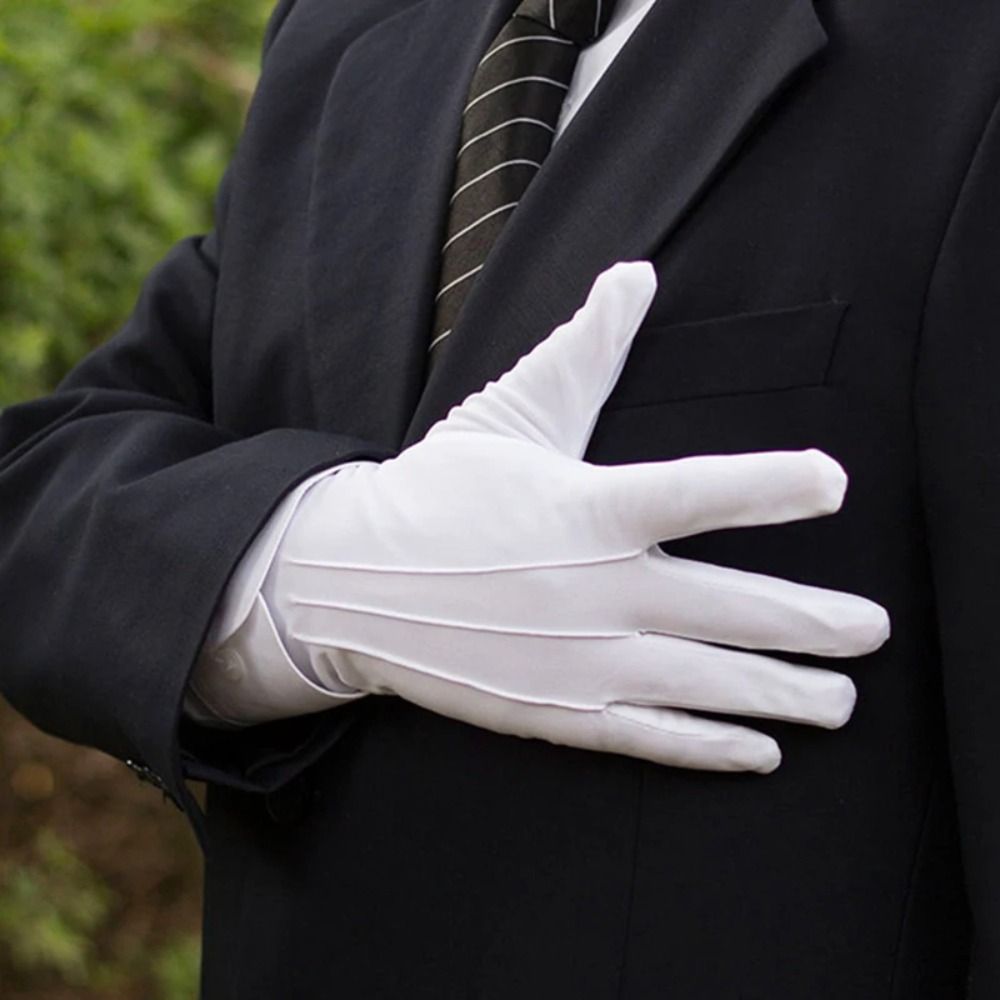 Soft White Cotton Gloves Thin  - огляд і ціна Jewelry Making Gloves