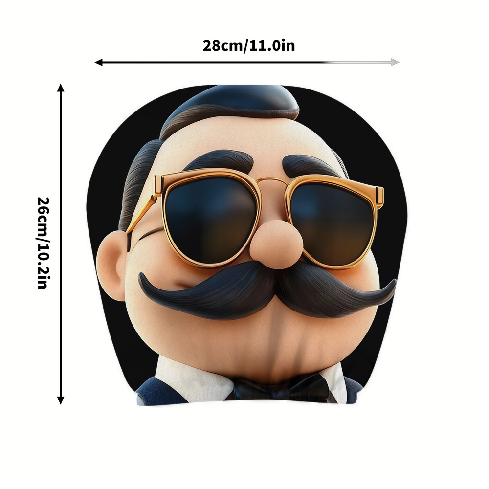 2pcs Retro Gentleman Mustache  - огляд і ціна Jewelry Making Glasses