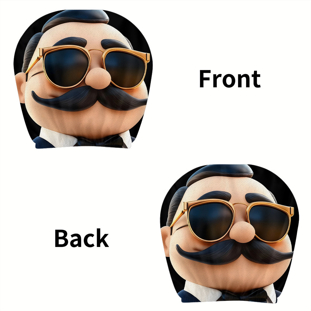 2pcs Retro Gentleman Mustache  - огляд і ціна Jewelry Making Glasses