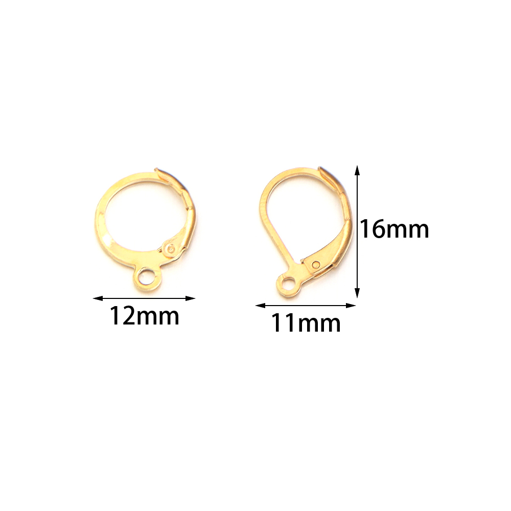 20pcs/lot Stainless Steel Ear  - огляд і ціна Jewelry Making Findings