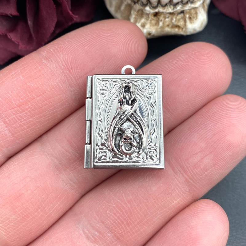 2psc Dainty Bat Book Locket Ch - огляд і ціна Jewelry Making Guide Book