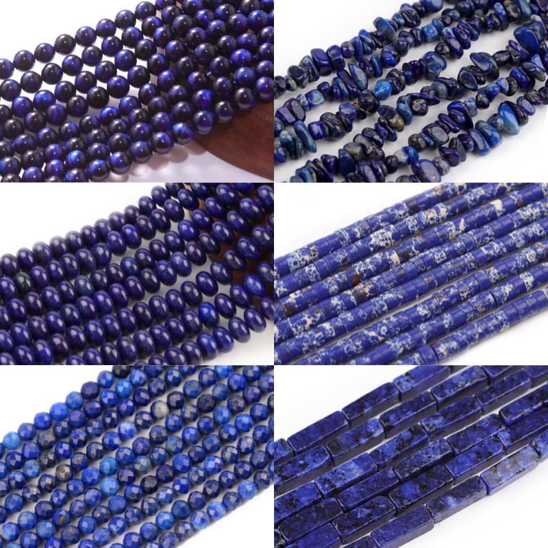DC Lapis Lazuli Beads Natural  - огляд і ціна Jewelry Making Dc