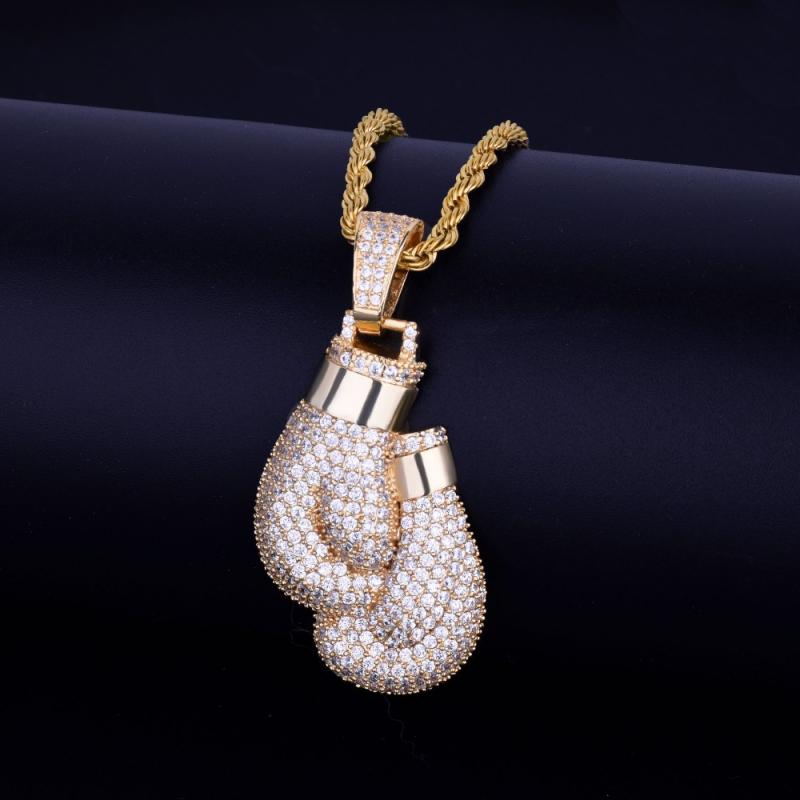 Hip Hop Bling Iced Cubic Zirco - огляд і ціна Jewelry Making Gloves