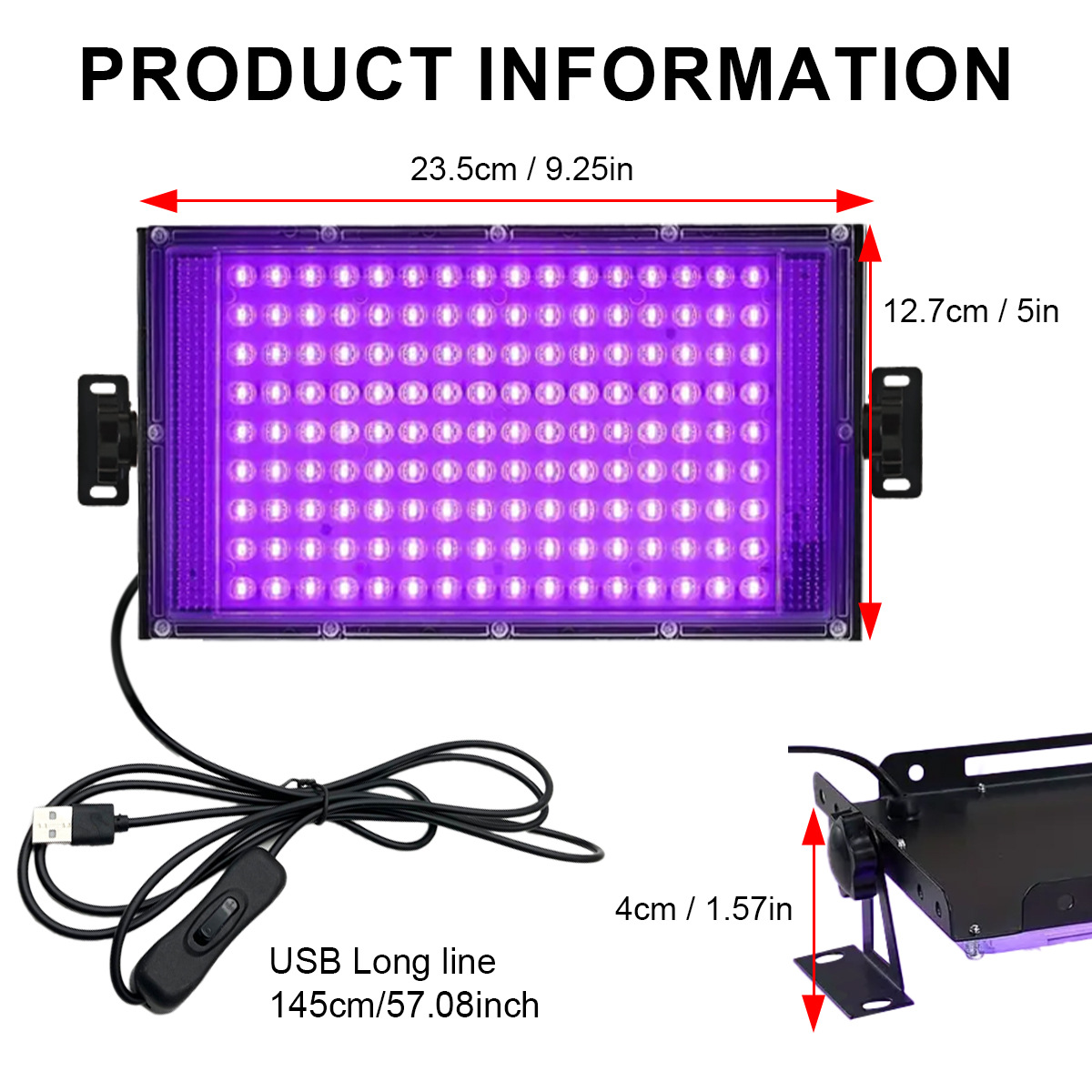 Portable 50 96 144 LED UV Resi - огляд і ціна Jewelry Making Dc