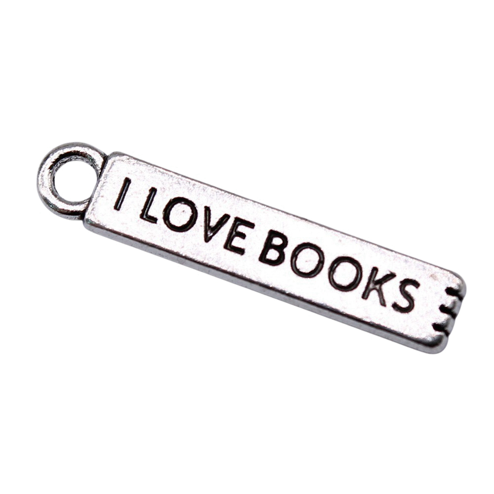 20pcs/lot I Love Books Charms  - огляд і ціна Jewelry Making Guide Book