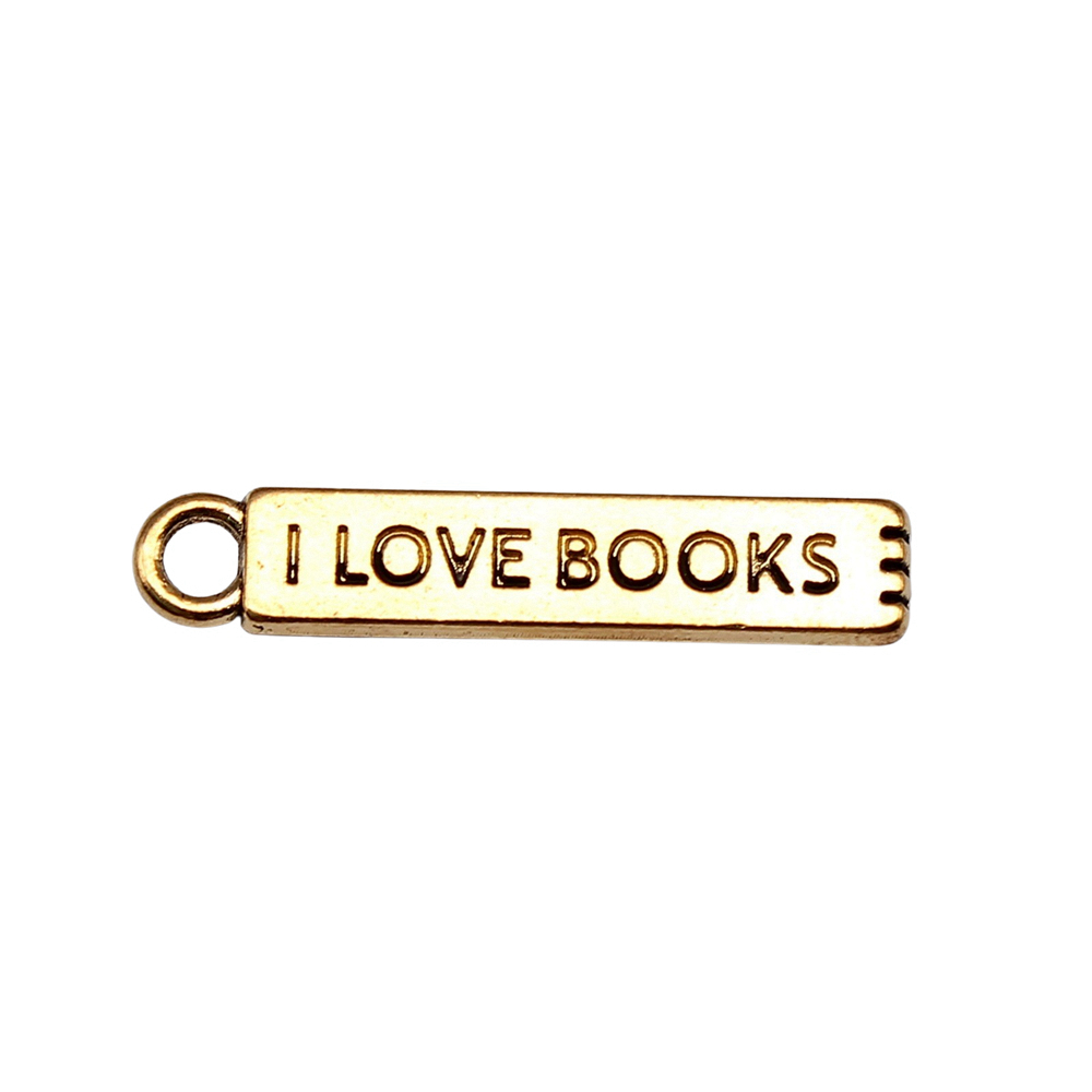 20pcs/lot I Love Books Charms  - огляд і ціна Jewelry Making Guide Book