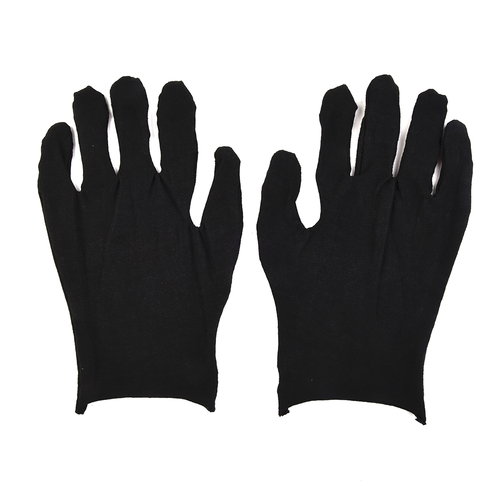 12 Pairs Black Cotton Gloves S - огляд і ціна Jewelry Making Gloves