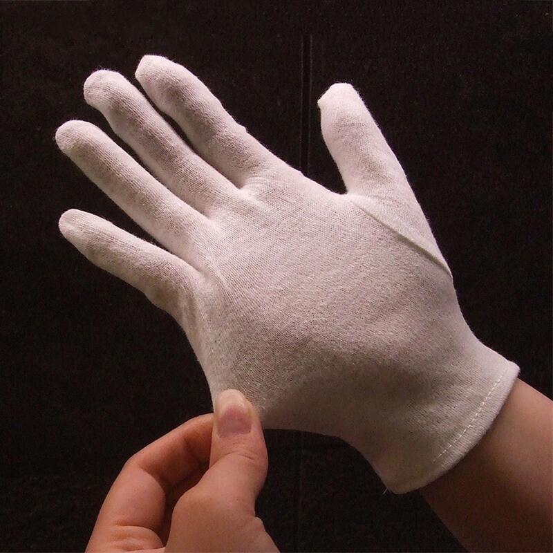 12Pairs White Cotton Work Glov - огляд і ціна Jewelry Making Gloves