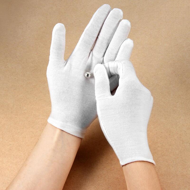 12Pairs White Cotton Work Glov - огляд і ціна Jewelry Making Gloves