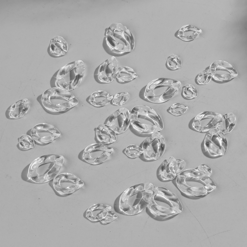 Transparent Acrylic Cuban Link - огляд і ціна Jewelry Making Glasses
