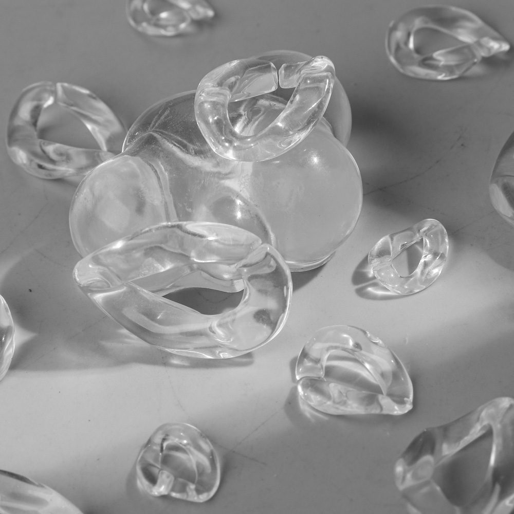 Transparent Acrylic Cuban Link - огляд і ціна Jewelry Making Glasses