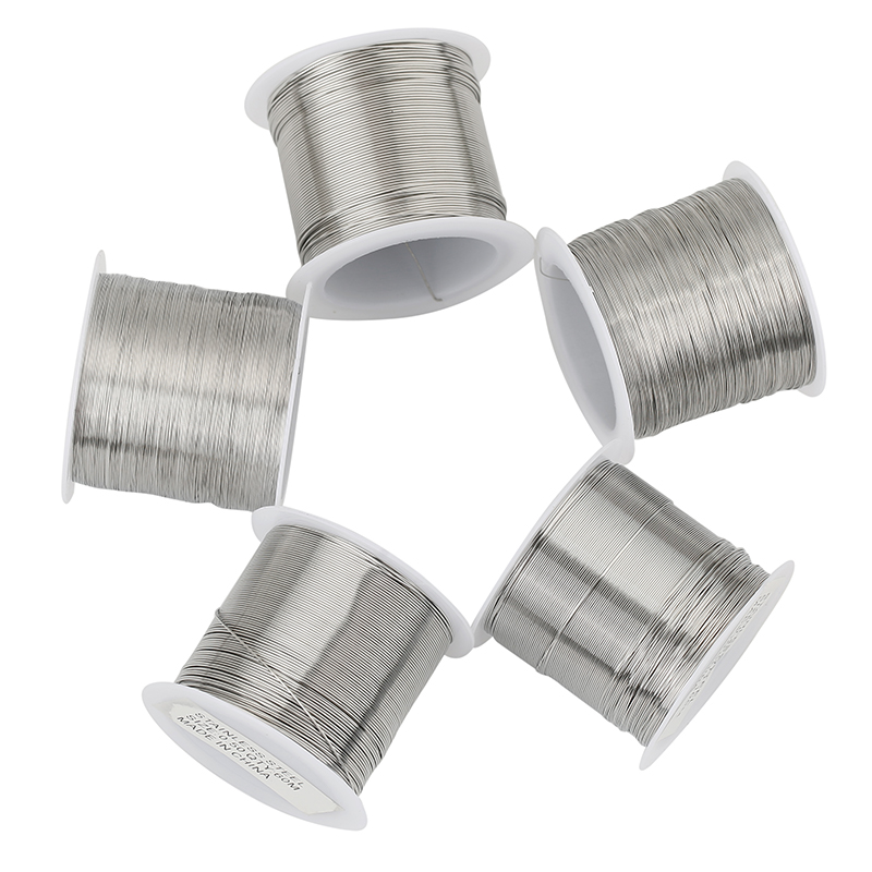 1roll Stainless Steel 0.2 0.3  - огляд і ціна Jewelry Making Thread