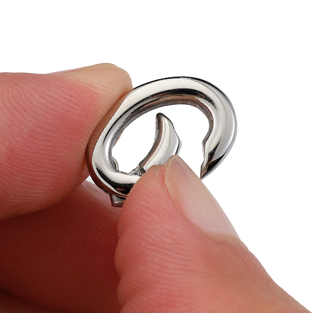 2pcs/1pc Stainless Steel Sprin - огляд і ціна Jewelry Making A Ring