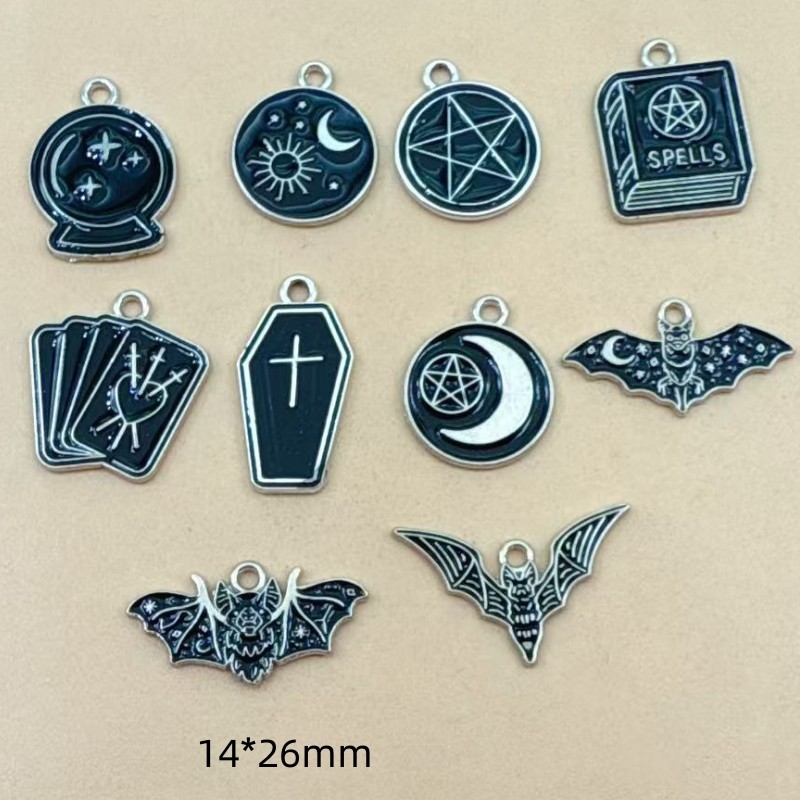 10pcs Moon Star Cross Book Cha - огляд і ціна Jewelry Making Guide Book