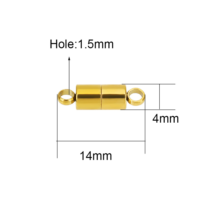 2pcs 14mm Stainless Steel Neck - огляд і ціна Jewelry Making Findings