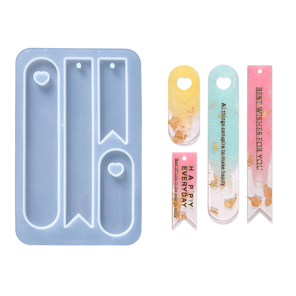 Oval Bookmark Silicone Mold He - огляд і ціна Jewelry Making Guide Book