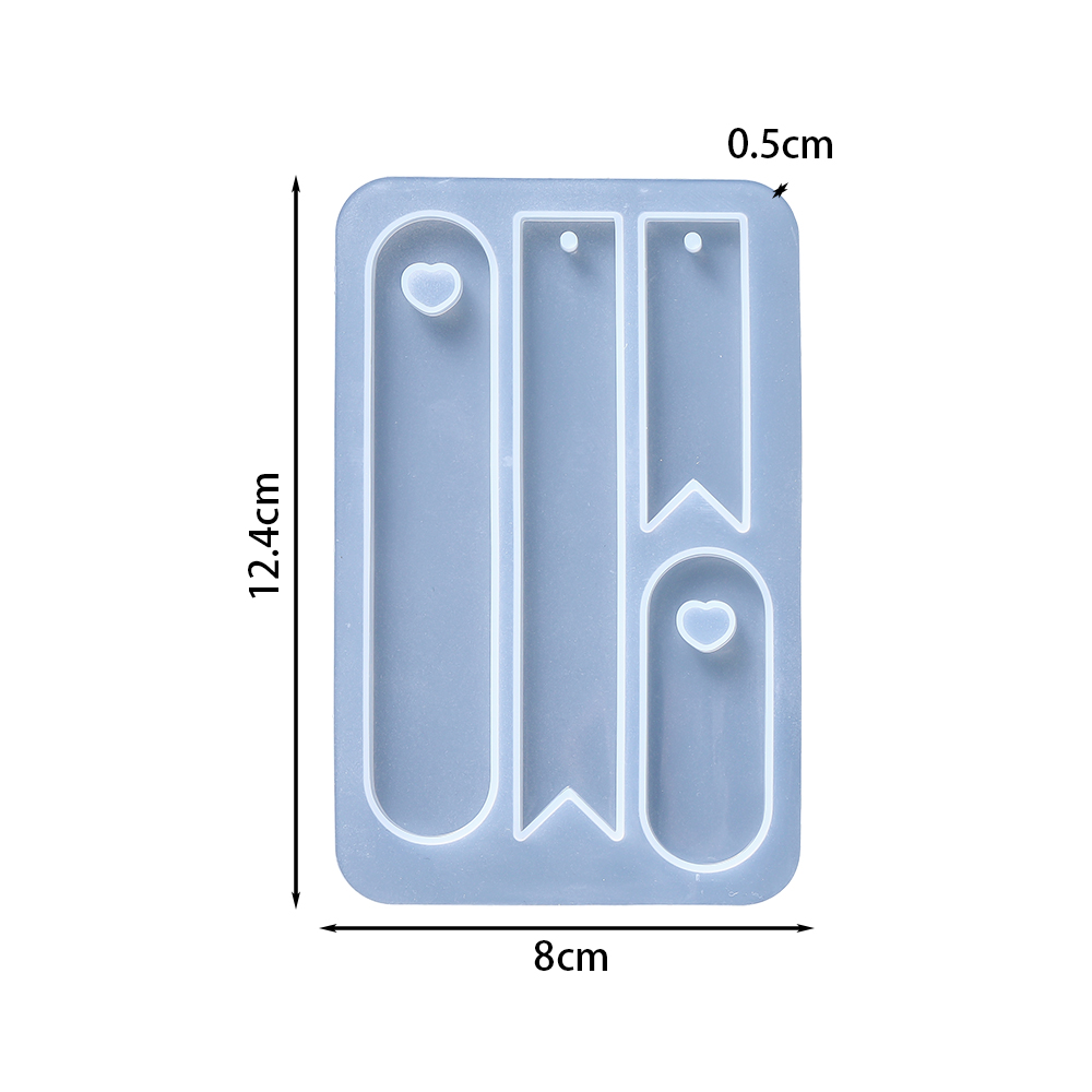 Oval Bookmark Silicone Mold He - огляд і ціна Jewelry Making Guide Book