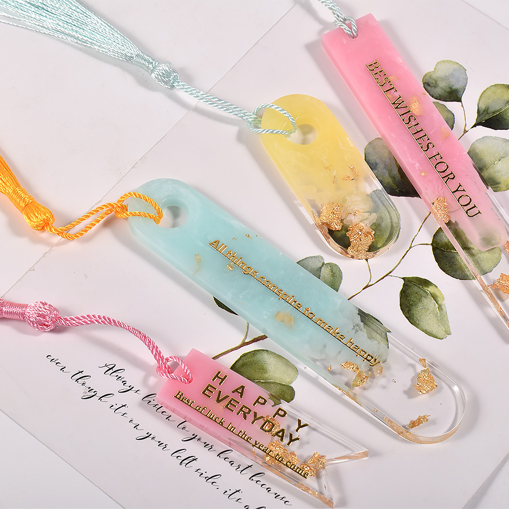 Oval Bookmark Silicone Mold He - огляд і ціна Jewelry Making Guide Book