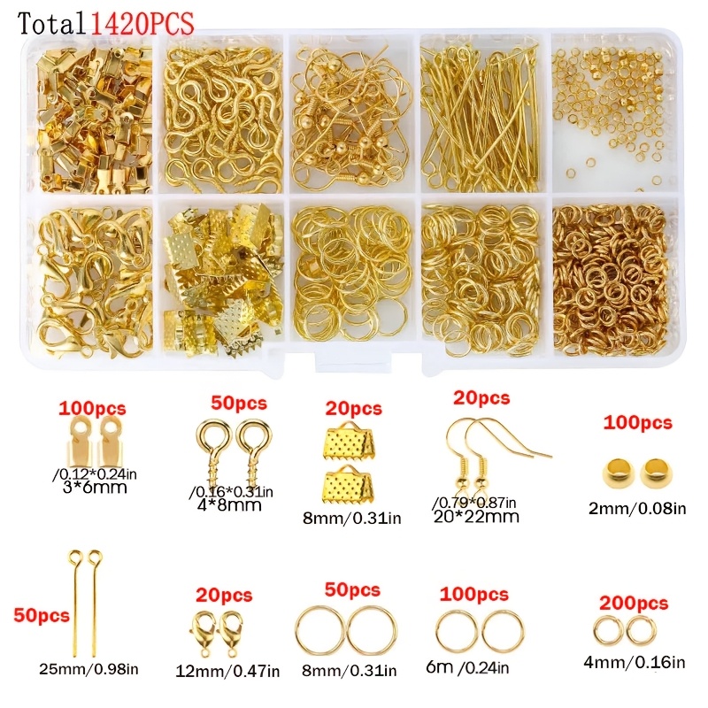 1420pcs 1box Jewelry Findings  - огляд і ціна Jewelry Making A Ring