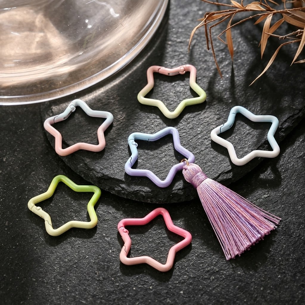 5PCS Gradient Star Shape Sprin - огляд і ціна Jewelry Making A Ring